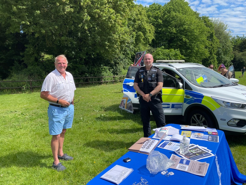 Nick Clarke and PC Andrew Cook