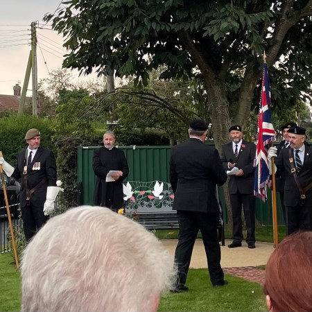 Royal British Legion Kedington – Memorial Garden dedication